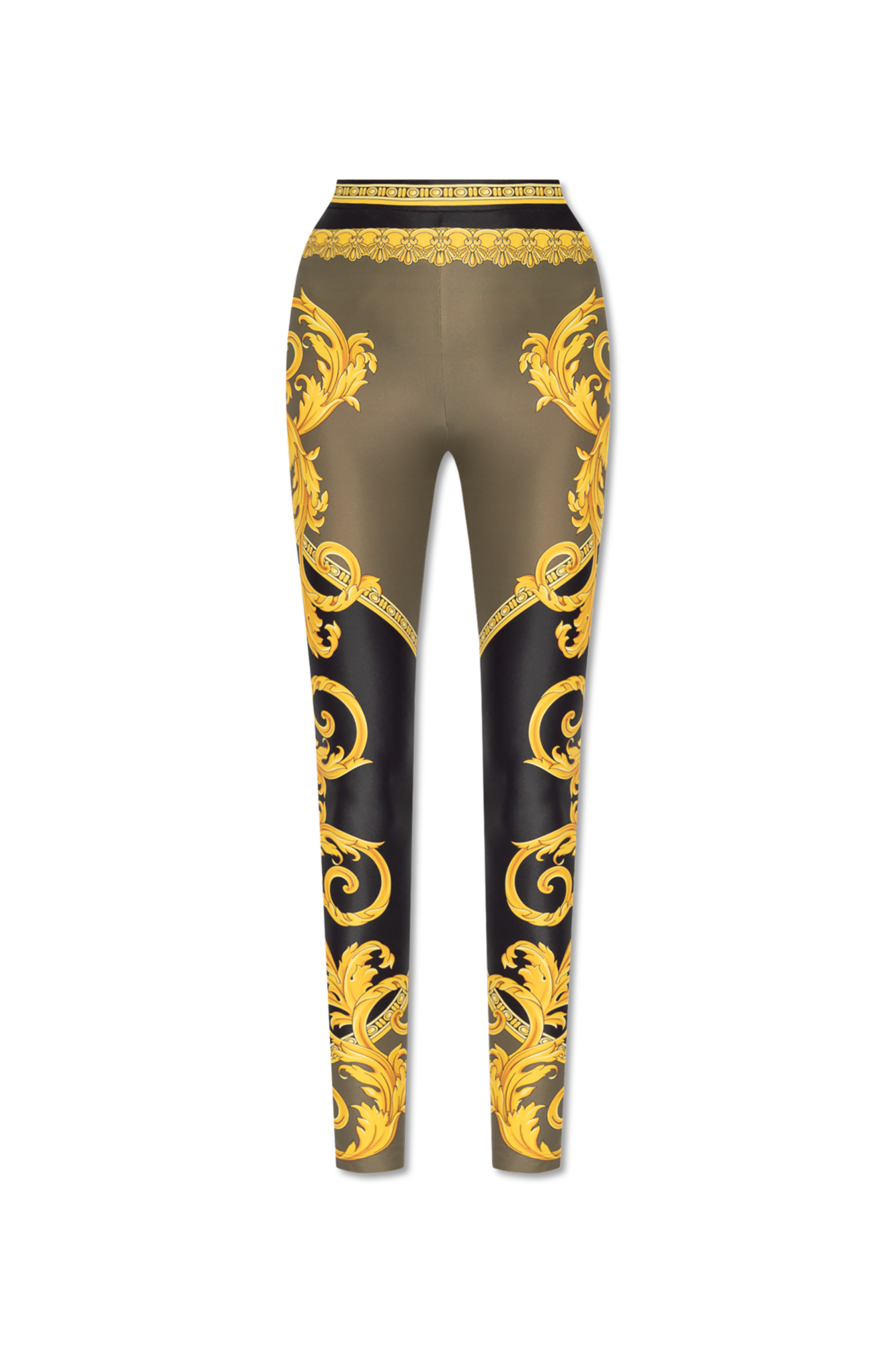 Green Leggings with the La Coupe des Dieux pattern Versace Vitkac Canada